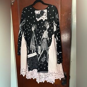 Upcycled Sweater Dress, Unique Piece
